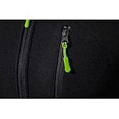 abordables sudaderas basicas hombre-Hombre Sudadera Sudadera con capucha y cremallera Chaqueta deportiva Táctico Azul marinero Rojo tinto Negro Blanco Azul Real Con Capucha Bloque de color Cremallera Fresco Invierno Ropa Sudaderas con