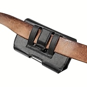 levne univerzální taška na telefon-módní pánské horizontální kožené pouzdro na opasek pouzdro pouzdro rukáv držák telefonu zadek taška mužské příležitostné cestování venkovní pas balit tašku