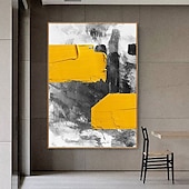 ieftine Picturi Abstracte-picturi în ulei realizate manual, pânză, artă de perete, pictură cu cuțit de culoare abstractă modernă, pentru decorarea casei, pictură rulată fără rame, neîntinsă