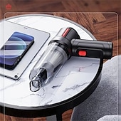 お買い得  掃除機-4-in-1 新しいコードレス車用掃除機 吹き飛ばしと吸引 多機能強力吸引 ミニワイヤレス車掃除機 ハンドヘルドエアダスター ウェットドライ使用 ホームオフィス車の掃除 ペットの毛の掃除に