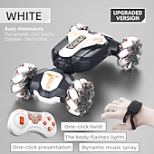 preiswerte RC-Fahrzeuge-Geste Induktion Twist Auto 2,4 g Fernbedienung Geländewagen Licht Drift Stunt Auto Junge Spielzeugauto