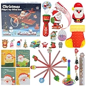 cheap Best Christmas Gifts-Decompression Christmas Countdown Calendar Blind Box Set Decompression Christmas Countdown Blind Box Gift Toy for Christmas Gifts