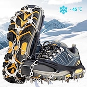 cheap Home Supplies-Crampons Ice Cleats For Boots Shoes, Anti Slip Stainless Steel Spikes For Outdoor Hiking Fishing Walking Climbing Mountaineering