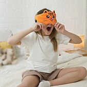 olcso Fejhallgatók-Puhább rugalmas kényelmes vezeték nélküli zenei fülhallgató gyerekeknek állatos alvó fejhallgató szemmaszk Bluetooth V5.0 fejhallgató fejpánt