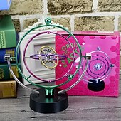Недорогие Необычные игрушки-3d цветная небесная орбита бессмертный инструмент движения магнитный без вигглера галактика вигглер офисное украшение для рабочего стола