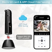 levne Pokojové infračervené kamery-hd 1080 wifi bezdrátová kamera se otáčí o 360 stupňů mobilní telefon dálkové noční vidění domácí vnitřní monitor