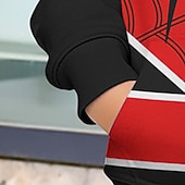 billiga Pojkens 3D-djur-Pojkar 3D SPIDER Huvtröja Kappa Ytterkläder Långärmad 3D-tryck Höst Vinter Mode Streetwear Häftig Polyester Barn 3-12 år Utomhus Ledigt Dagligen Normal