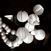tanie Zasilane energią słoneczną-Latarnia słoneczna łańcuchy świetlne zewnętrzne wodoodporne 3m 20led dekoracyjne światła wielokolorowe na patio ogród wesele camping wystrój sypialni