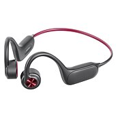 abordables Écouteurs de sport-Casque à conduction osseuse P8S Casque à conduction osseuse Bluetooth 5.3 Lumière LED Sports Étanche