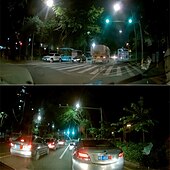 preiswerte Autofestplattenrekorder-4 Kanäle 1080p1080p1080p1080p WiFi GPS Auto DVR Doppelobjektiv 8 Infrarotlicht Nachtsicht 4 Objektiv 170 Grad Dashcam Autokamera