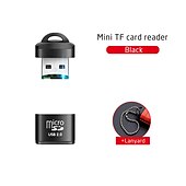 cheap Computer &amp; Office-Mini TF Card Reader Lanyard Card Reader Plug And PlayApplicable To Computer Car Audio And Other USB Interface Equipment For Windows Mac OS Linux