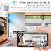 abordables Caméras IP d&#039;intérieur-Caméra IP audio infrarouge de style PIR cachée avec trou d&#039;épingle wifi avec interphone vocal bidirectionnel audio hikvision nvr 4k 8mp imx415 5mp 2mp