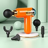 お買い得  ボディマッサージ機-ポータブル液晶マッサージガン深部組織筋肉電気マッサージ器脚ボディ首肩の痛みを軽減スポーツリラクゼーション (1 個)
