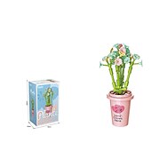 cheap Building Toys-Meat building block flower blind box simulation flower potted tabletop decoration assembly boutique toy gift prize