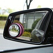 お買い得  車体の装飾＆保護用具-2 個車のバックミラー反転ラインストーン小さな丸いミラー補助 360 度死角ウルトラ HD 反射ミラー