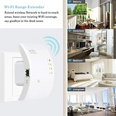 abordables Routeurs sans fil-Sans-Fil 300Mbps 0 GHz Antenne interne