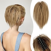 abordables Chignons-chignons Chignon Queue de cheval avec griffe Cheveux Synthétiques Pièce de cheveux Extension des cheveux Droit Soirée Usage quotidien Soirée &amp; Evénement A1 A2 A3
