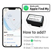 baratos Navegação GPS para automóveis-rastreador GPS pequeno e portátil para carros - monitore a localização e fale com seu veículo