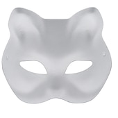 cheap Mask-3 PCS Kid&#039;s Venetian Mask for DIY Gnaga Cat Mask Unisex Half Face Party Masquerade Carnival of Venice Carnival Mardi Gras Easy Carnival Costume