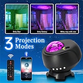 economico Lampada proiettore e proiettore laser-proiettore galattico proiettore stellare luce notturna con timer remoto e altoparlante bluetooth per la camera da letto 29 effetti di luce area più grande forme galattiche proiettore di luce per