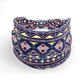 abordables Accessoires de coiffure-Bandes de cheveux pour femmes, motifs imprimés africains, large bord, nouage élastique, bandeaux de sport, de yoga, couvre-chef pour femmes, accessoires pour cheveux