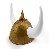 preiswerte Zubehör und mehr-Retro Vintage Mittelalterlich Hut Rüstung Gehörnter Helm Wikinger Unisex Vikinger Halloween Karneval Maskerade Leistung Party LARP Kinder Erwachsene Hut Ganzjahres