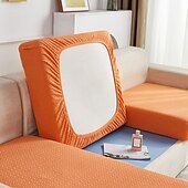 economico Rivestimento seduta e braccioli divano-fodera per cuscino elasticizzato per divano, fodera per divano magico divano poltrona divanetto 4 o 3 posti grigio nero rosso morbido resistente lavabile
