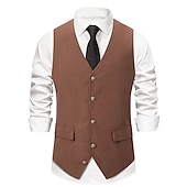 ieftine Blazere și veste-Epocă Anii 1920 Γιλέκο Vestă Gatsby Domn Nași de Căsătorie Croi Slim Bărbați Mascaradă Nuntă Invitat la nunta Petrecere / Seara Adulți Vestă