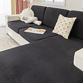 economico Rivestimento seduta e braccioli divano-fodera per cuscino elasticizzato per divano, fodera per divano magico divano poltrona divanetto 4 o 3 posti grigio nero rosso morbido resistente lavabile