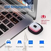 levne Domácí přístroje-čepice unisex s lehkým usb dobíjecí 4 led čepice teplá pletená čepice pro tátu otce muži ženy manžel pletená čepice vánoční dárky
