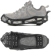 abordables Fournitures pour la maison-Couvre-chaussures antidérapants pour crampons à 24 dents - parfaits pour la traction hivernale et la randonnée sur neige en plein air