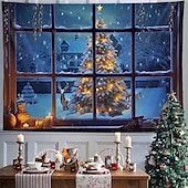 Christmas Decorations Hanging Tapestry Christmas Tree Winter Snow Wall Art Xmas Large Tapestry Mural Decor Photograph Backdrop Blanket Curtain Home Bedroom Living Room Decoration Window View cheap Christmas Tapestry Hanging-Christmas Decorations Hanging Tapestry Christmas Tree Winter Snow Wall Art Xmas Large Tapestry Mural Decor Photograph Backdrop Blanket Curtain Home Bedroom Living Room Decoration Window View