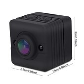 abordables Caméras IP d&#039;intérieur-Mini caméra d&#039;action infrarouge portable hd 1080p, caméscope étanche pour la sécurité à domicile, enregistrement de sports de plein air