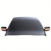 ieftine Articole vii în aer liber-husa de parbriz imbunatatita parasolar cu magnet rezistent la apa, rezistenta la zapada, capac de protectie solara pentru geam din fata masinii cu banda reflectorizanta si centura de fixare rezistenta la vant
