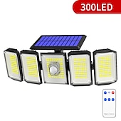 economico Applique per esterni-1 pc 8 W Illuminazione esterna da parete Ad energia solare Luce fredda 3.2 V 300 Perline LED