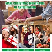 cheap Best Christmas Gifts-Christmas Advent Calendar Puzzle Toy Puzzle Creative Toy Christmas Calendar Puzzle for Christmas Gifts