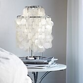 tanie lampka nocna-Shell lampka nocna dekoracja lampy lampka nocna do sypialni 110-240v