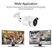 baratos Câmaras de Rede IP de Interior-Câmera de segurança analógica de 2mp hd 1080p câmera de vigilância com visão noturna interna à prova de intempéries para sistema de vigilância por vídeo doméstico