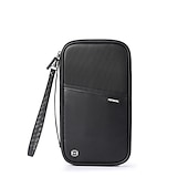 abordables Porte-cartes et étuis-Portefeuille de passeport de voyage porte-passeport familial organisateur de documents de voyage accessoires de voyage sac à documents porte-cartes