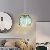 cheap Island Lights-LED Pendant Lights Green Glass Pendant Lighting for Kitchen Island Kitchen Lights Ceiling 1 Pack 110-240V