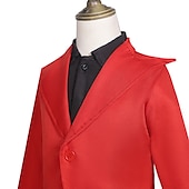 cheap Couple &amp; Group Costumes-Devil Cosplay Costume Halloween Group Family Costumes Kid&#039;s Boys Girls&#039; Cosplay Halloween Halloween Carnival Masquerade Easy Carnival Costume for Walpurgis Night