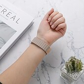 رخيصةأون عصابات Apple Watch-متوافق مع Apple Watchband 38 مم 40 مم 41 مم 42 مم 44 مم 45 مم 49 مم مشبك معدني نساء رجال جلد استبدال حزام الساعة إلى iwatch Ultra 2 Series 9 8 7 SE 6 5 4 3 2 1