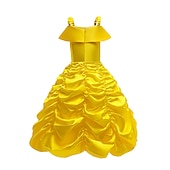 billiga Tjejdräkter-Sagolikt Prinsessa Söt Blommaflickaklänning Temafestdräkt Tyllklänningar Cosplay for Flickor Barn Karnival Maskerad