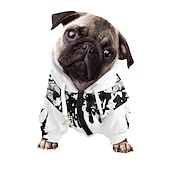 baratos Roupas e Acessórios para Cães-Cachorros Gatos Moletom Moda Casual Inverno Prova-de-Água Respirável Macio Lavável Confortável Casual / Diário Roupas para cães for Bichon Frise Pomerânia Animais de Pequeno Porte Borboleta Small