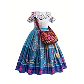 billige Jentekostymer-Isabela Madrigal Luisa Dolores Cosplay kostyme Blomsterpikekjole Ferie kjole søt stil for Jente Barne Barnas Dag Nytt År Maskerade