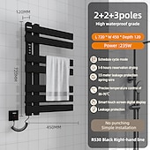 cheap Towel Bars-Hangers Safety Boutique / Contemporary Aluminum Bath Organization