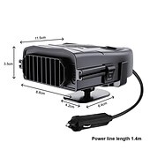 economico apparecchiature per il riscaldamento dell&#039;auto-Termoventilatore per auto portatile 12v riscaldatore automatico sbrinatore disappannatore multiuso riscaldamento rapido macchina di riscaldamento automatico accessori elettrici per automobili