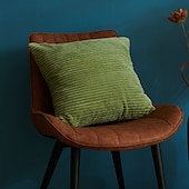 economico Tendenze cuscini-cuscini decorativi cuscini più belli velluto a coste tinta unita semplice senza anima strisce di mais fodera per cuscino fodera per cuscino multicolore