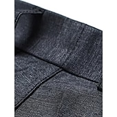 ieftine Subţire-Bărbați Costume Pantaloni Pantaloni de costum Buzunar Simplu Confort Respirabil Nuntă În aer liber Zilnic Modă Casual Negru Kaki