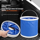 economico Organizer e portaoggetti per auto-Starfire 9/11l secchio pieghevole portatile multifunzionale con borsa per autolavaggio esterno zaino da pesca campeggio escursionismo strumento di pulizia